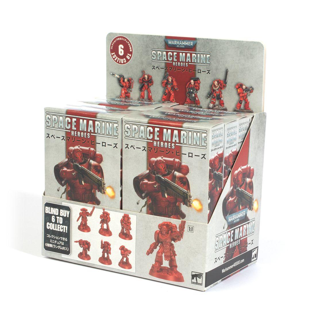 Space Marine Heroes 2022 Blood Angels Collection one - Display