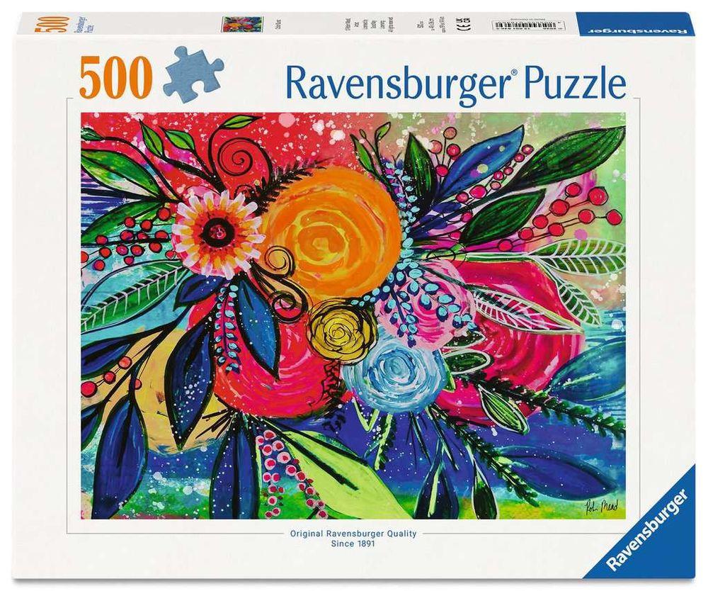 500 Teile Puzzle: Farbenexplosion