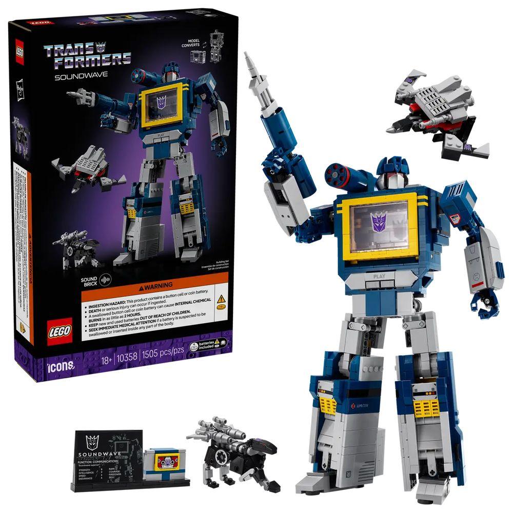 LEGO Icons Transformers: Soundwave LEGO Icons Transformers: Soundwave
