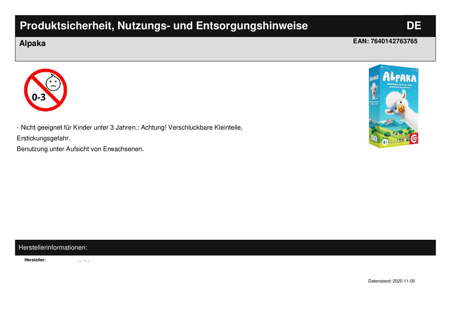 Alpaka *B-Ware*