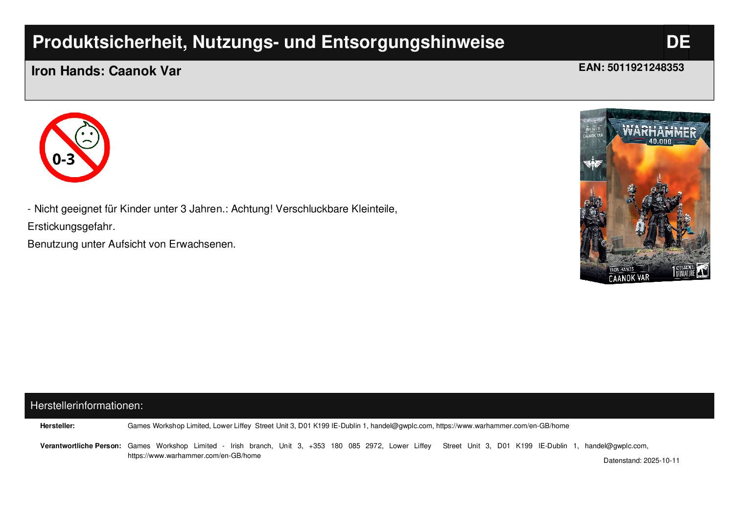 Iron Hands: Caanok Var Iron Hands: Caanok Var