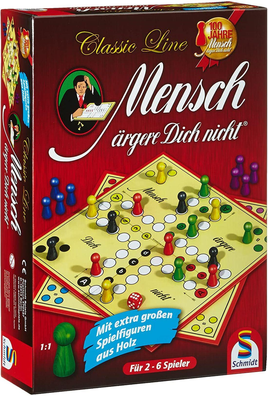 Classic Line: Mensch ärgere Dich nicht mit großen Spielfiguren
