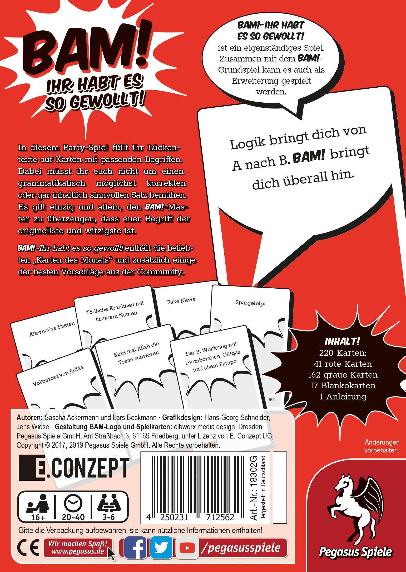 Bam! - Ihr habt es so gewollt!