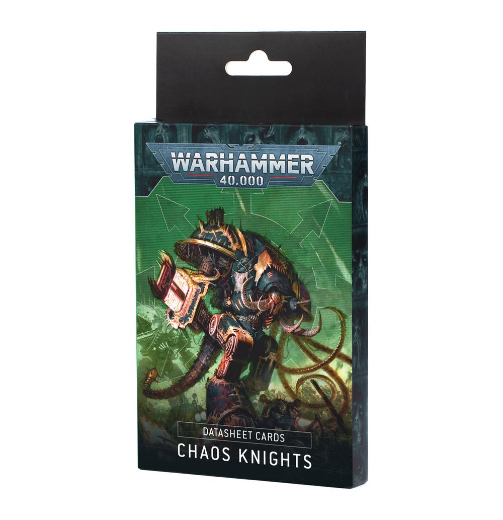 Datasheet Cards: Chaos Knights englisch