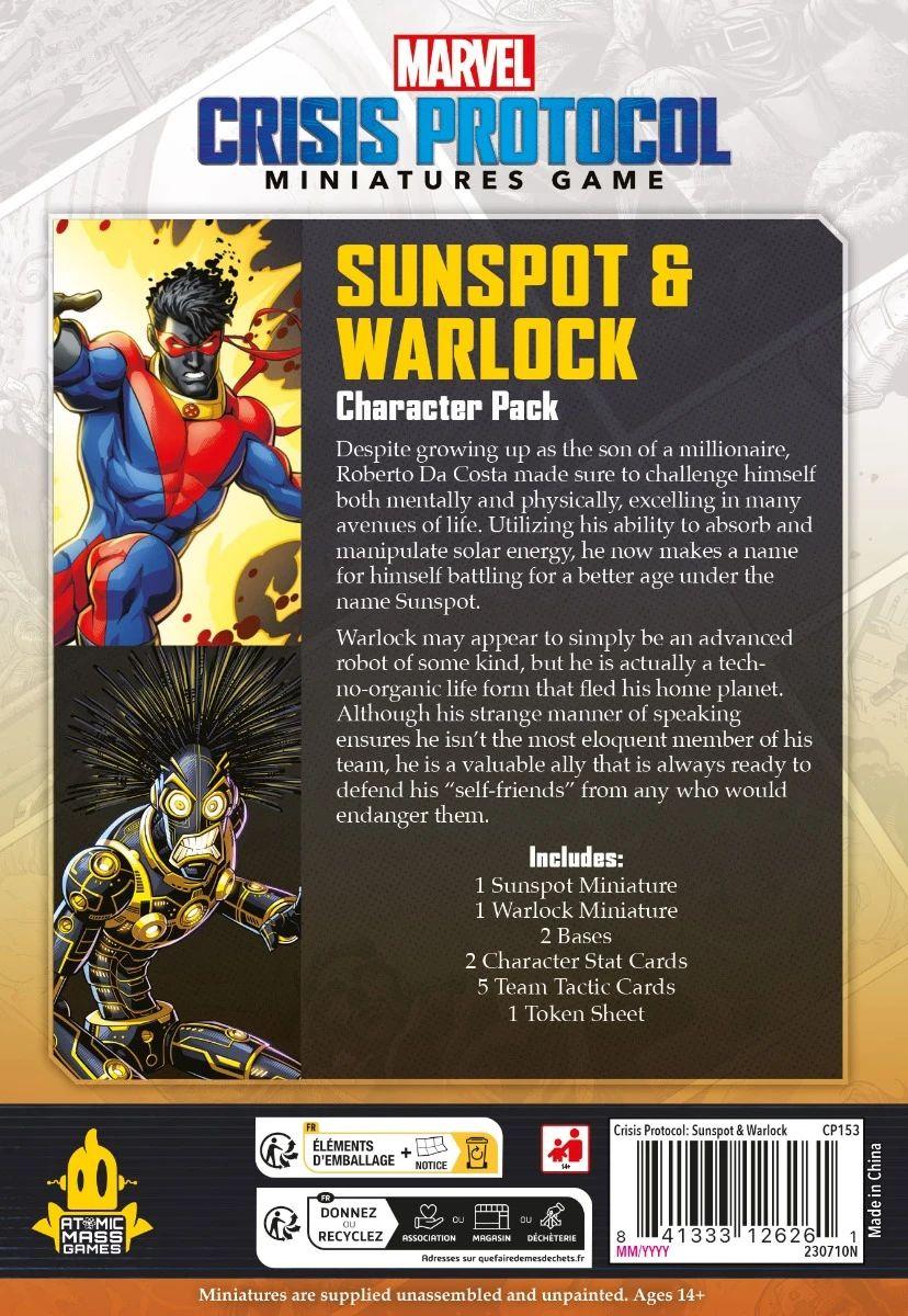 Marvel: Crisis Protocol - Sunspot & Warlock Marvel: Crisis Protocol - Sunspot & Warlock