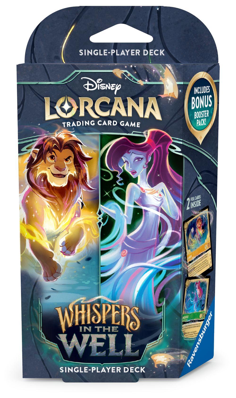 Disney Lorcana: Whispers in the Well Starter Deck  - Simba / Meg (Bernstein / Smaragd)