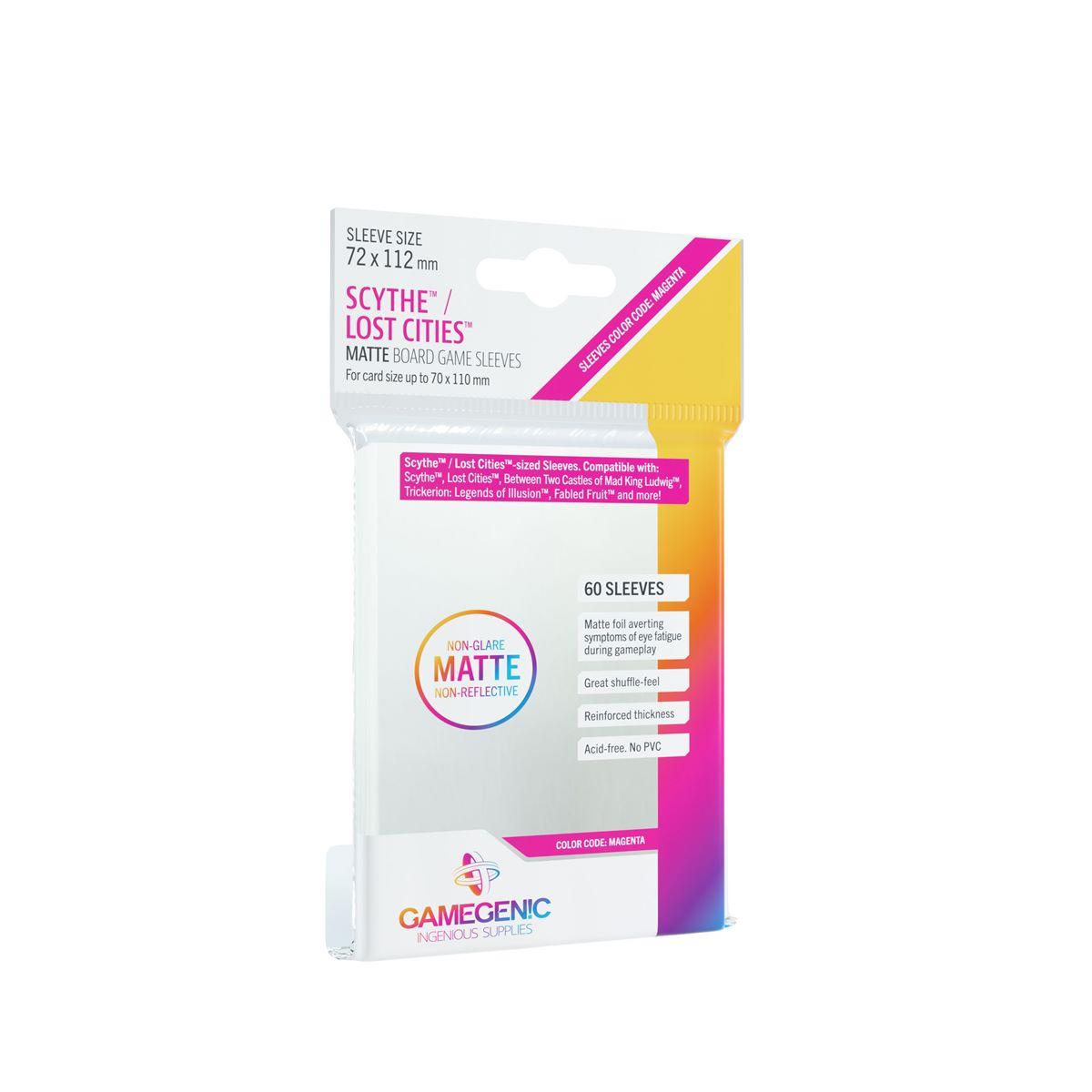 Gamegenic  Matte Board Game Sleeves - Scythe / Lost Cities 72 x 110 mm (60)