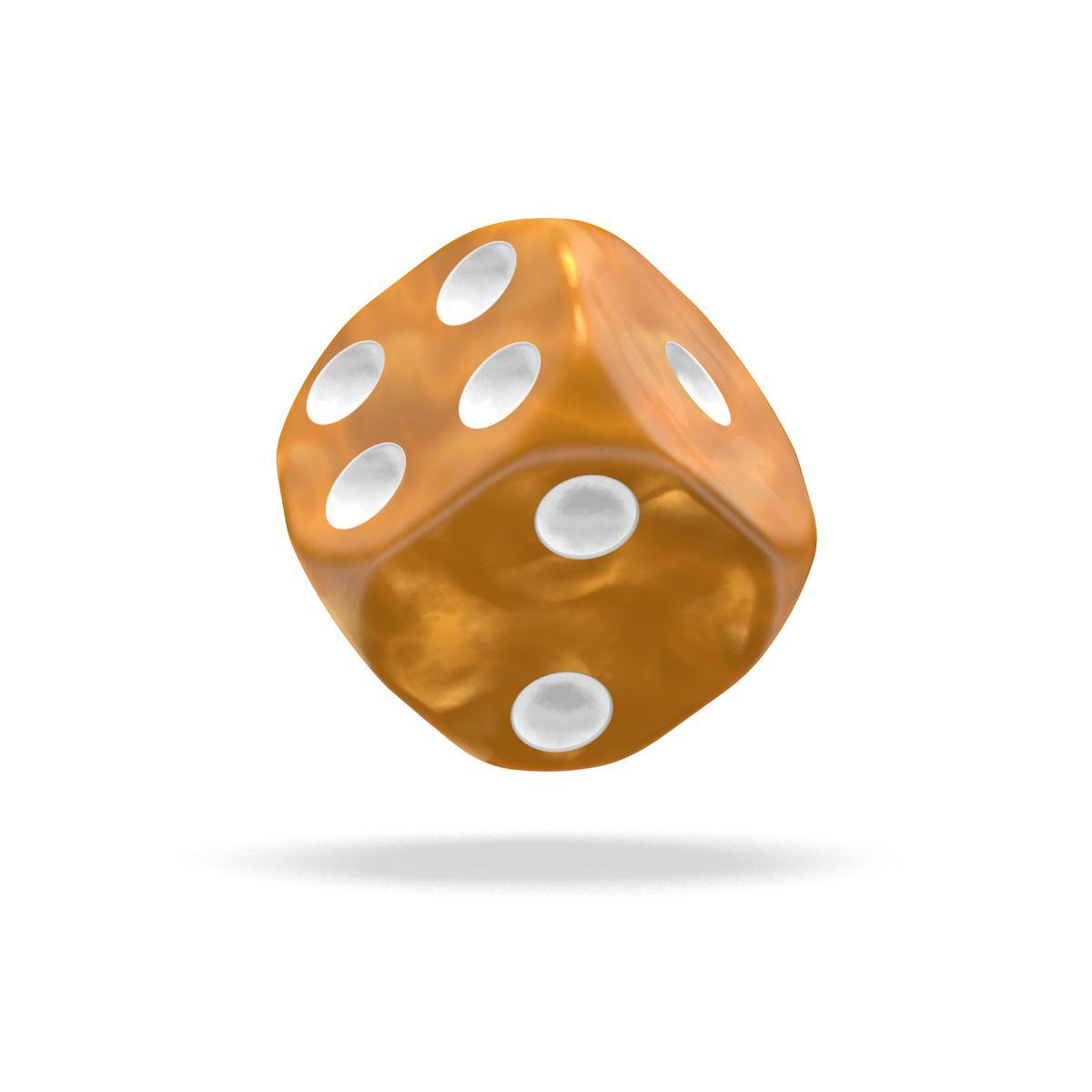 Oakie Doakie Dice D6 Dice 12 mm Marble - Orange (36) Oakie Doakie Dice D6 Dice 12 mm Marble - Orange (36)