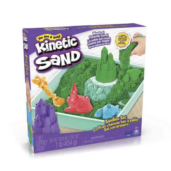 Kinetic Sand Sand Box Set Grün (454g)