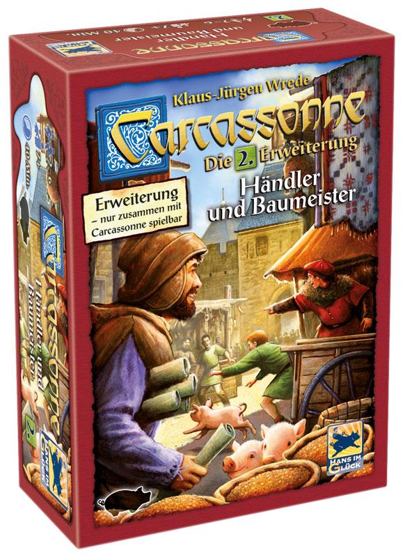 Carcassonne 2. Edition Erweiterung 2: Händler & Baumeister Carcassonne 2. Edition Erweiterung 2: Händler & Baumeister