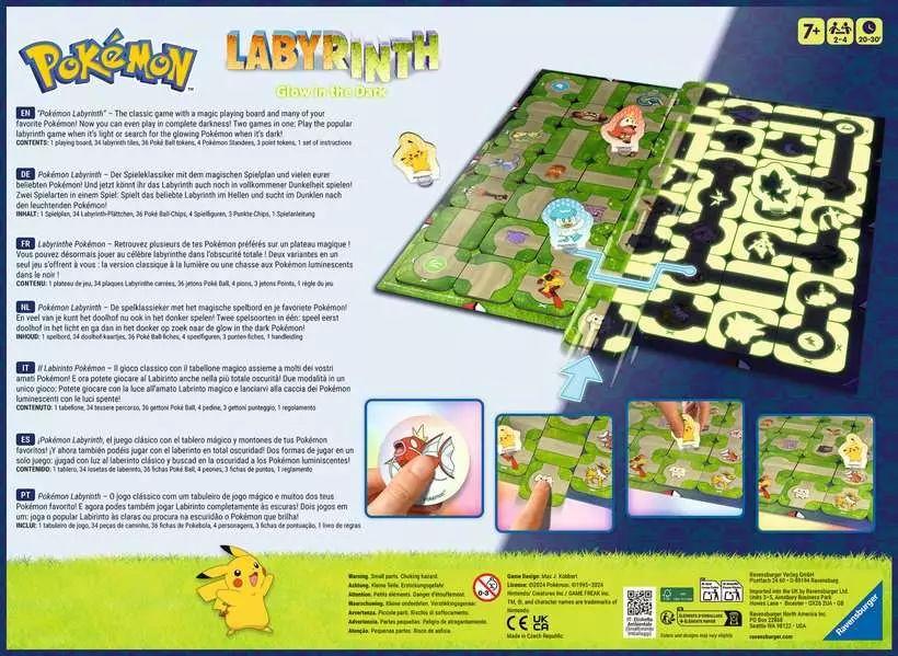 Pokémon Labyrinth Glow in the Dark