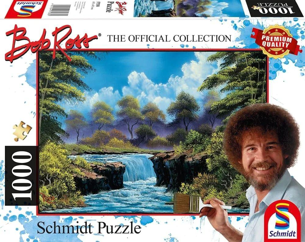 Puzzle:  Wasserfall auf der Lichtung  (1000 Teile)