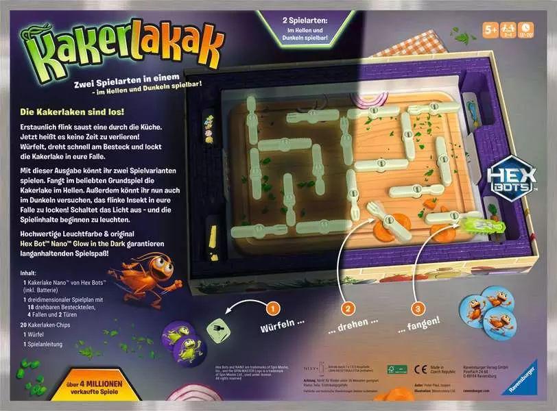 Kakerlakak Glow in the Dark - Kinderspiel ab 5 Jahren
