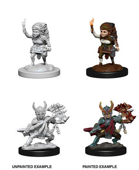 D&D Nolzur's Marvelous Unpainted Minis: Female Halfing Fighter