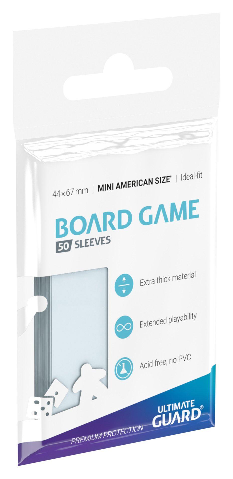 Ultimate Guard Premium Soft Sleeves für Brettspielkarten Mini American (60)