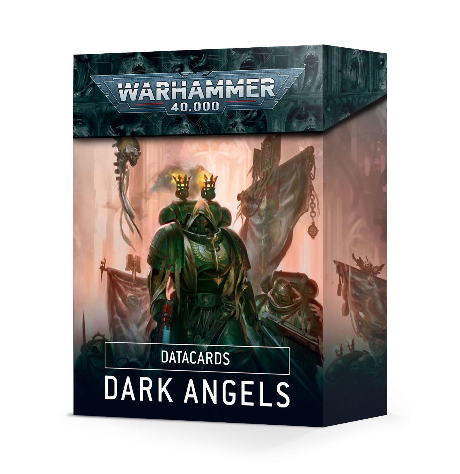 Warhammer 40.000 Datakarten - Dark Angels englisch