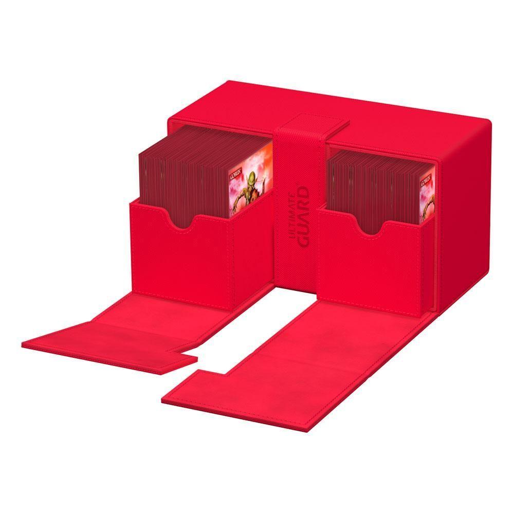 Ultimate Guard Twin Flip'n'Tray 200+ XenoSkin Monocolor Rot