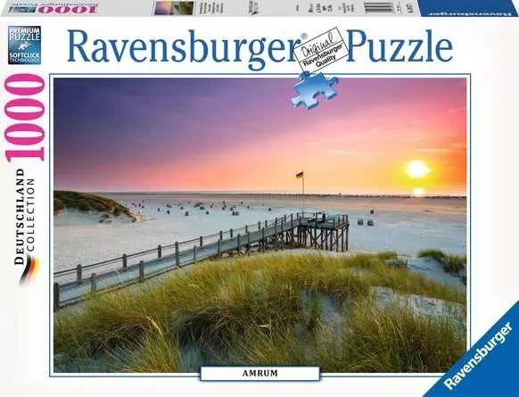 Puzzle: Sonnenuntergang über Amrum (1000 Teile)