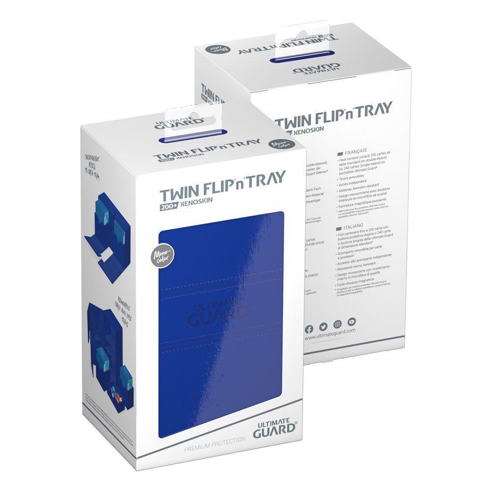 Ultimate Guard Twin Flip'n'Tray 200+ XenoSkin Monocolor Blau Ultimate Guard Twin Flip'n'Tray 200+ XenoSkin Monocolor Blau
