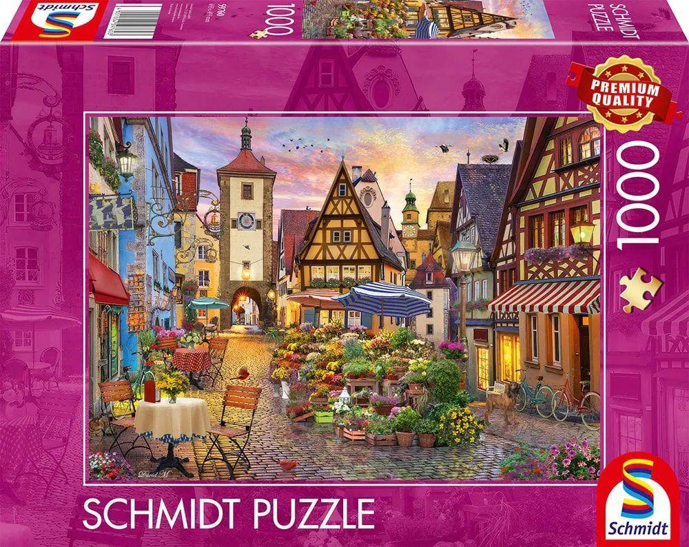 Romantisches Bayern (Rothenburg ob der Tauber), 1.000 Teile Puzzle