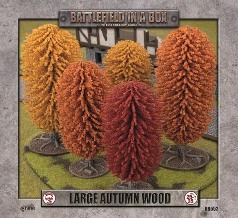 Battlefield in a Box - Large Autumn Wood (x1) - 30mm Battlefield in a Box - Large Autumn Wood (x1) - 30mm