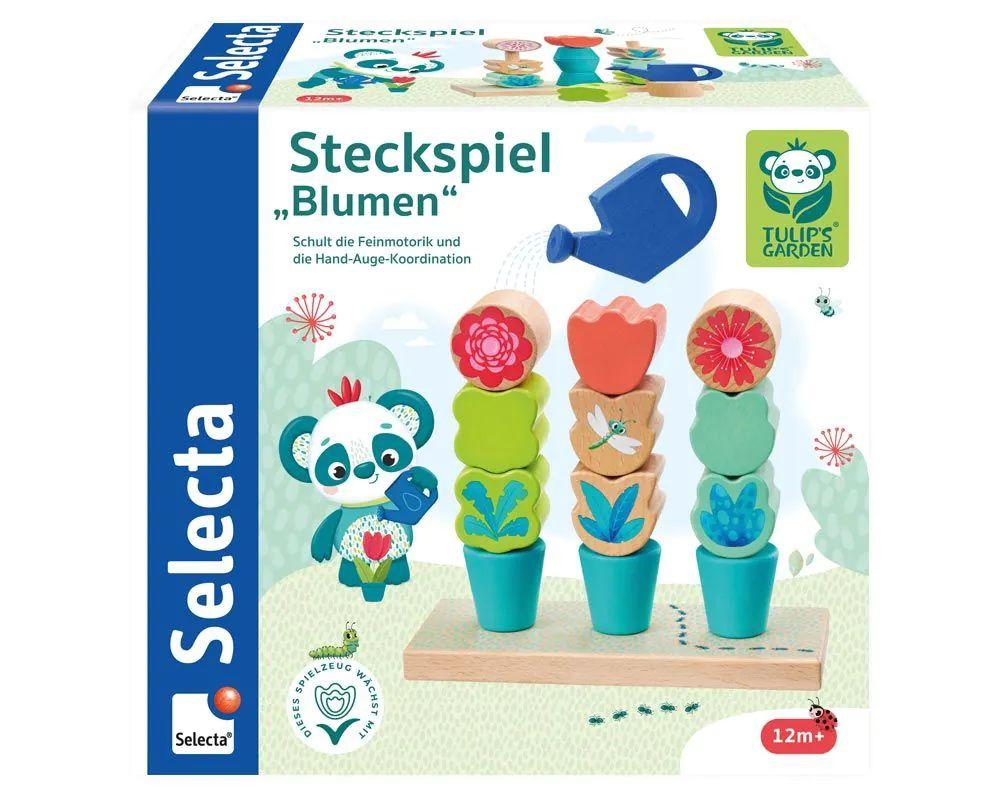 TULIP'S GARDEN by SELECTA® Kleinkindwelt: Steckspiel Blumen, 14 Teile TULIP'S GARDEN by SELECTA® Kleinkindwelt: Steckspiel Blumen, 14 Teile