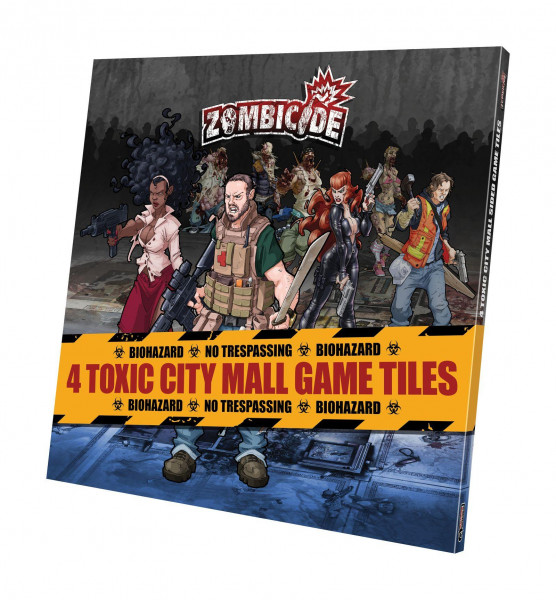 Zombicide: 4 Toxic City Mall Game Tiles