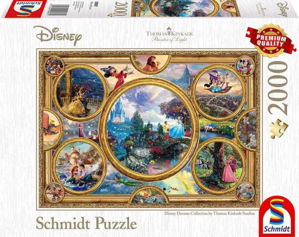 Puzzle: Thomas Kinkade Disney Dreams Collection (2000 Teile)