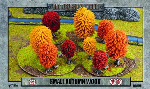 Battlefield in a Box - Small Autumn Wood (x1) - 15mm