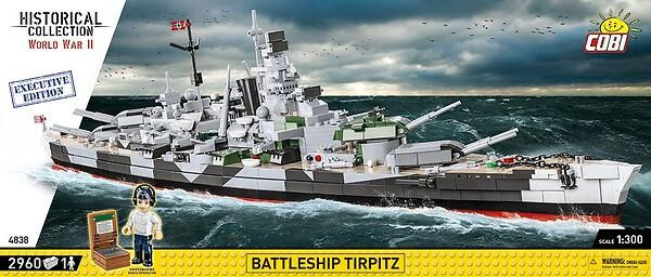 COBI Battleship Tirpitz Executive Historical Collection, World War II, 1:300