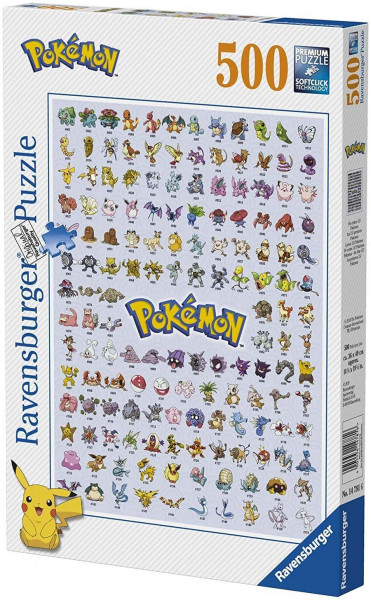 Puzzle: Die ersten 151 Pokémon (500 Teile )