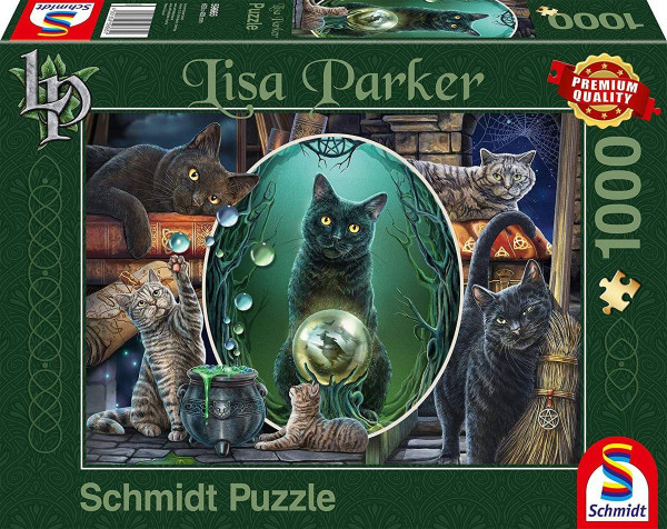 Puzzle: Magische Katzen (1000 Teile)