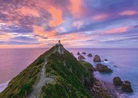 Puzzle:  Nugget Point Lighthouse, The Catlins, South Island - New Zealand  (3000 Teile)