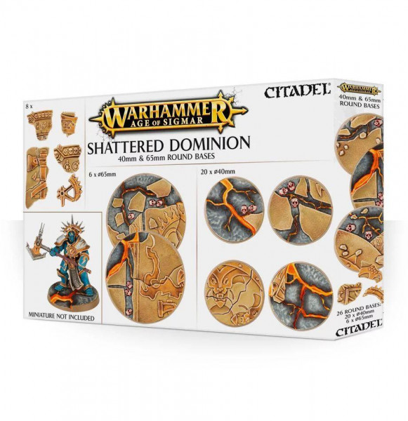 Shattered Dominion 40mm & 65 mm Base