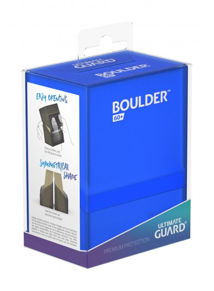 Ultimate Guard Boulder Deck Case 60+ Standardgröße Sapphire