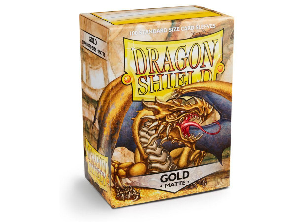 Dragon Shield Deck Protector Matte Gold