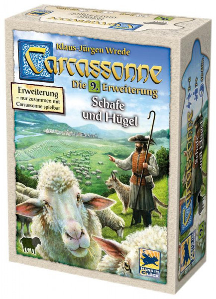 Carcassonne 2. Edition Erweiterung 9: Schafe & Hügel