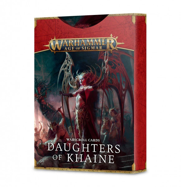 Warscroll Cards: Daughters of Khaine deutsch