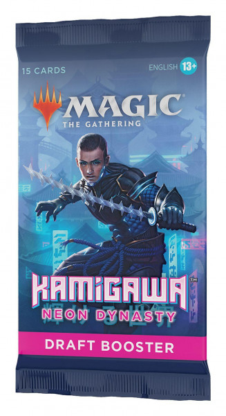 Magic: Kamigawa: Neon Dynasty Draft-Booster englisch