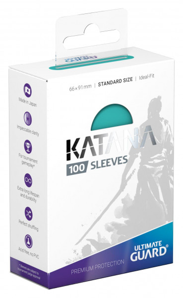 Ultimate Guard Katana Sleeves Standardgröße Türkis (100)